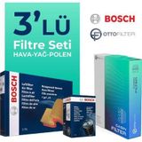 Bosch BMW 3.18 Dizel 2015-2018 3'lü Filtre Bakım Seti