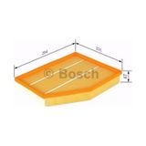 Bosch Bmw 5 523 I 2001-2010 Hava Filtresi