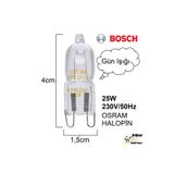 Bosch Buhar Destekli Ankastre Fırın Lamba 25W Işık Halojen Ampul 300°C İç Aydınlatma Lambası