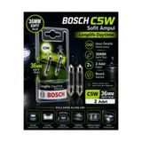 Bosch C5W 36mm Sofit Ampul Longlife Daytime 2'li Set Uzun Ömürlü İç Aydınlatma Plaka Ampulü