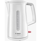 Bosch Çelik Gövde 1.7l Beyaz Su Isıtıcı ve Kettle - Ahşap - Beyaz