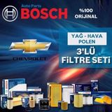Bosch Chevrolet Cruze 1.6 Benzin Filtre Bakım Seti 2010-2013 3np
