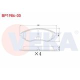 Bosch Chevrolet Kalos 1.4 2005-2006 Ön Fren Balatası