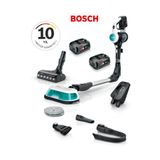Bosch Çift Bataryalı Unlimited 7 Kablosuz Dikey Süpürge Alerji Dostu Filtre BLDC Motor Elde Kullanılabilen Güçlü Emiş Yatak Odası Salon ve Araç İçi Temizlik Beyaz BBS71HYGTR + ONEROUS TİFTİK MAKİNESİ