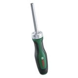 Bosch Cırcırlı tornavida ucu (verimli vidalama için yüksek torklu cırcırlı tornavida; maksimum tork 36 Nm; 36 dişli dişli; manyetik uç tutucu; yumuşak sap)