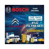 Bosch Citroen Berlingo 1.6 Hdi E5 Filtre Bakım Seti 2011-2017 4kp