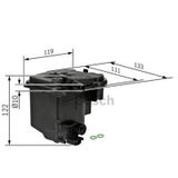 Bosch Citroen C4 1.6 HDi Euro 4 Mazot Filtresi