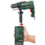 Bosch Darbeli Matkap 600 Watt + 15 Parça Vidalama Ve Matkap Ucu Seti
