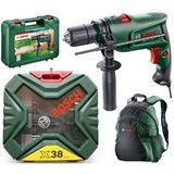 Bosch Darbeli Matkap 600 Watt Easyimpact 600 + 38 Parça Matkap Ve Vidalama Ucu Seti
