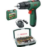 Bosch Darbeli Matkap Şarjlı Matkap Akülü Matkap Vidalama + 32 Parça Vidalama Ucu Seti