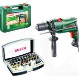 Bosch Darbeli Matkap Vidalama Seti 32 Parça, Güç ve Çok Yönlü Kullanım - Seçenek 1