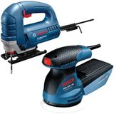 Bosch Dekupaj Zımpara Set Gst 8000 E +Gex 125-1 Ae + 18 Parça Metal & Ahşap Dekupaj Bıçağı Seti