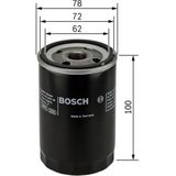 Bosch Doblo Brava Bravo Fiorino Tmpr Tipo Uno Slx Albea Palio Punto Marea Panda Stilo Yağ Filtresi