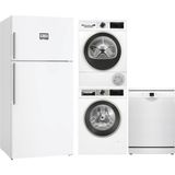 Bosch Dörtlü Beyaz Eşya Seti (KDN86AWF1N-WGK264Z0TR-WQG244C1TR-SMS26DW00T)=