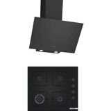 Bosch DWK64PJ60T - POP6C6P30O Siyah 2'li Ankastre Set