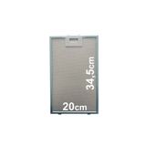 Bosch DWK65AD30R/02 Davlumbaz Aspiratör Filtresi 20x34,5cm Alüminyum Yağ Süzgeç Tel Kaset Filtre
