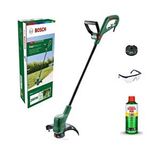 Bosch Easygrasscut 23 Kenar Kesme Çim Makinesi + Koruma Gözlüğü + Bakım Spreyi + Misina Seti Yeşil