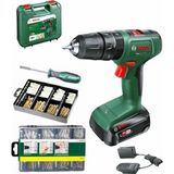 BOSCH Easyımpact 18V-40 Akülü Vidalama 2 AH (TEK) Batarya, 173 Parça Uç Aksesuar Seti ve Tornavida