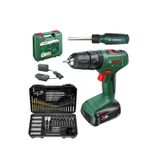 BOSCH Easyımpact 18v-40 Akülü Vidalama 2 Ah (TEK) Batarya,103 Parça Uç ve Aksesuar Seti ve Tornavida