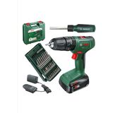 Bosch Easyımpact 18V-40 Akülü Vidalama (Tek) Batarya 2 Ah ve Bosch 25 Parça Vidalama Uç ve Aksesuar Seti