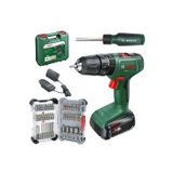BOSCH Easyımpact 18V-40 Akülü Vidalama (TEK) Batarya 2 Ah,43 Parça Vidalama Ucu Seti ve Tornavida