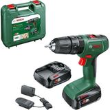 Bosch EasyImpact 18V-40 Darbeli Akülü Vidalama 2X2.0 AH 18 V Li-on Akü ile Hızlı Mandren 0.603.9D8.108