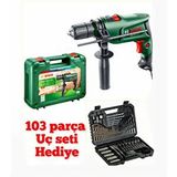 Bosch Easyimpact 600 W Darbeli Matkap Vidalama 103 Parça Uç Seti Hediye