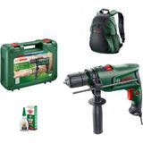Bosch Easyimpact 600 Wat Darbeli Matkap + Sırt Çantası + Yapıştırıcı