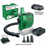 Bosch EasyInflate 18V-500 Şişirme ve Emme Özellikli Hava Pompası 2.5Ah Tek Batarya + Şarj Cihazı Set