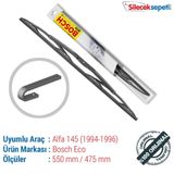 Bosch Eco Alfa Romeo 145 1994-1996 Silecek Takımı