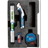 Bosch El Aleti Seti (1AD 5mt , 1AD Mıknatıslı Su Terazisi, 1AD Halı Maket Bıçağı, 10AD Yedek Bıçak)