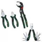 Bosch El Aleti Seti (Boru Anahtarı 250-YAN Keski 160-PENSE 180) 3 Parça Premium + Çok Amaçlı Alet Pense - Çakı (16 Özellik)