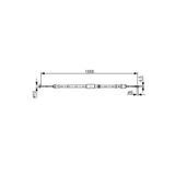 Bosch EL FREN TELI ARKA SAG / SOL CRAFTER SPRINTER (3 3,2 3,5 4,6 TON) 06 09 (1666 / 1407)