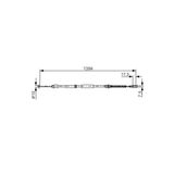 Bosch EL FREN TELI ARKA SAG / SOL CRAFTER SPRINTER (5 TON) 06 09 (1394 / 1065)