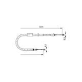 Bosch EL FRENI TELI RENAULT PKW GRAND MODUS (JP) 1.2 16V,GRAND MODUS (JP) 1.5 DCI,GRAND MODUS (JP) 1.6 16