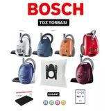 Bosch Elektrik Süpürgesi Torbası 10 Adet Motor Filitreli