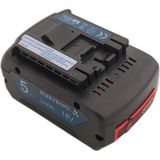 Bosch Elektropil EB-185 18V 5AH Muadil Batarya - Kırmızı - Siyah