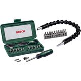Bosch Esnek Bükülebilir Uzatma ile Manyetik Uçlı 46 Parça Cırcır Tornavida Seti