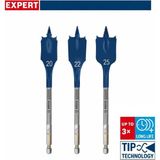 Bosch Expert 20-25 mm 3’lü Ahşap Yaprak Matkap Ucu Seti 2608902107
