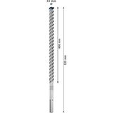 Bosch Expert 24x400x520 mm SDS Max-8X Kırıcı Delici Delme Ucu