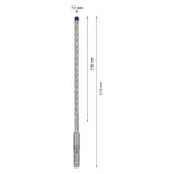 Bosch Expert 7x150x215 mm SDS Plus-7X Kırıcı Delici Delme Ucu