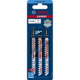 Bosch Expert Fiber Plaster T 141 HM Dekupaj Bıçağı 3 Parça Testere