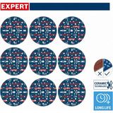 Bosch Expert O780 150 mm 9'lu 80-180 Kum Cırtlı Folyo Zımpara Seti 2608902448