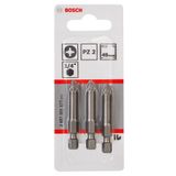 Bosch Extra Hard PZ 2x49 mm 3'lü Vidalama Ucu