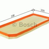 Bosch F026400146 Volvo V70 3.2 S80 T6 XC70 3.2 T6 S60 T6 XC60 Hava Filtresi