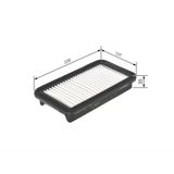 Bosch F026400201 Fiat Sedici 189 1.6 16V Hava Filtresi
