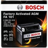 Bosch FA101 Agm Motosiklet Aküsü 12V 6AH 100A YTX7L-BS Bakımsız Fabrika Aktivasyonlu