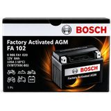 Bosch FA102 Agm Motosiklet Aküsü 12V 8AH 135A Bakımsız Factory Activated Ytx9-Bs