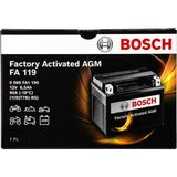 Bosch FA119 Agm Motosiklet Aküsü 12V 6.5AH 90A YT7B-BS Bakımsız Akü