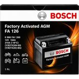 Bosch FA126 Agm Motosiklet Aküsü 12V 18AH 310A YTX20H-BS / YTX20L-BS Bakımsız Akü